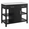 Crosley Audrey Faux Marble Top Kitchen Island Black/White Marble -Coast2Coast shop 0281799a0f73b85f 4799 w800 h800 b1 p0