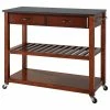 Crosley Solid Black Granite Top Kitchen Cart, Optional Stool Storage, Classic Cherry 1 Crosley Solid Black Granite Top Kitchen Cart, Optional Stool Storage, Classic Cherry -Coast2Coast shop 02b193ec06685ef8 8083 w800 h800 b1 p0