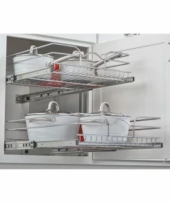 Rev-A-Shelf Two-Tier Bottom Mount Pull Out Steel Wire Organizer, 20.75" -Coast2Coast shop 03d1511f02585a6e 8082 w800 h800 b0 p0