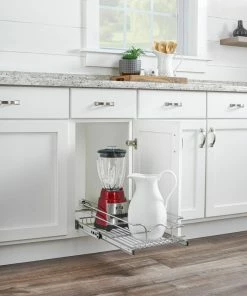 Rev-A-Shelf Single Tier Bottom Mount Pull Out Steel Wire Organizer, 11.75" -Coast2Coast shop 04f13a4c025857c4 8038 w800 h800 b0 p0