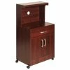 Better Home Products Shelby Kitchen Wooden Microwave Cart In Mahogany -Coast2Coast shop 05518c84010a1a54 4795 w800 h800 b1 p0