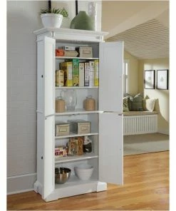 Homestyles Americana Off White Wood Pantry -Coast2Coast shop 09c1e16701ba86ca 7538 w800 h800 b0 p0