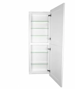 Timber Tree Cabinets Fruitville Shaker Style Frameless Recessed Wood Pantry Cabinet, 14x50, White Ena -Coast2Coast shop 0a716bba02a794d7 6249 w800 h800 b1 p0