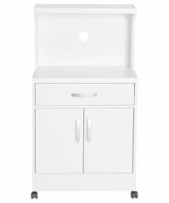 Better Home Products Shelby Kitchen Wooden Microwave Cart In White -Coast2Coast shop 0aa12e03030cbac1 3725 w800 h800 b1 p0