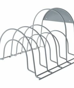 Lavish Home Kitchen Cabinet Pot, Pan And Lid Organizer And Holder