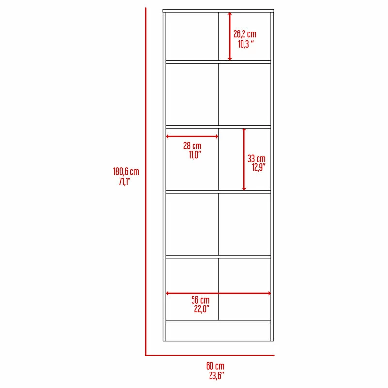 DEPOT ESHOP LLC Dakari Multistorage Cabinet, Dark Brown, Black Wengue 10 DEPOT ESHOP LLC Dakari Multistorage Cabinet, Dark Brown, Black Wengue - Image 8