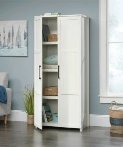 Pemberly Row Traditional Engineered Wood Pantry In White 11 Pemberly Row Traditional Engineered Wood Pantry In White -Coast2Coast shop 0b5100060125d1c0 9357 w800 h800 b0 p0