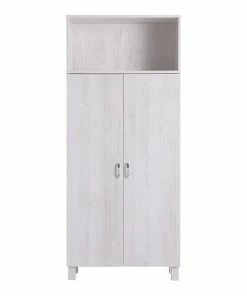 Furniture Of America E-Commerce By Enitial Lab Furniture Of America Astro Contemporary Wood 5-Shelf Pantry In White Oak