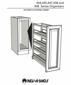 Rev-A-Shelf Wood Tall Cabinet Pull Out Pantry Organizer With Soft Close, 11" -Coast2Coast shop 0ce1d4170e7a5d17 8041 w800 h800 b1 p0