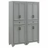 Crosley Tara 2-Piece Pantry Set, Distressed Gray 2 Pantries 1 Crosley Tara 2-Piece Pantry Set, Distressed Gray 2 Pantries -Coast2Coast shop 0cf183540f73bae5 2212 w800 h800 b1 p0