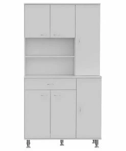HomeRoots Milano White Pantry Cabinet