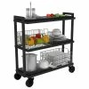 Atlantic Inc Atlantic Narrow Large Metal And Wire Cart System 3-Tier In Black 1 Atlantic Inc Atlantic Narrow Large Metal And Wire Cart System 3-Tier In Black -Coast2Coast shop 10a102ae0db7cf0a 8112 w800 h800 b1 p0