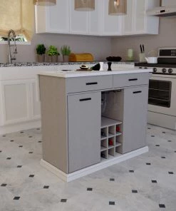 SEI Furniture Hastings Expandable Kitchen Island With Storage -Coast2Coast shop 11b127890315f97f 4526 w800 h800 b0 p0