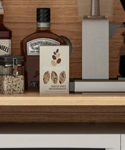 HOMARY Farmhouse Kitchen Shelf, Walnut For Microwave, Walnut 12 HOMARY Farmhouse Kitchen Shelf, Walnut For Microwave, Walnut -Coast2Coast shop 1261655102cbf036 4566 w800 h800 b0 p0