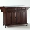 Crosley Stainless Steel Top Kitchen Cart In Mahogany -Coast2Coast shop 133177390fb4bb8c 8159 w800 h800 b0 p0