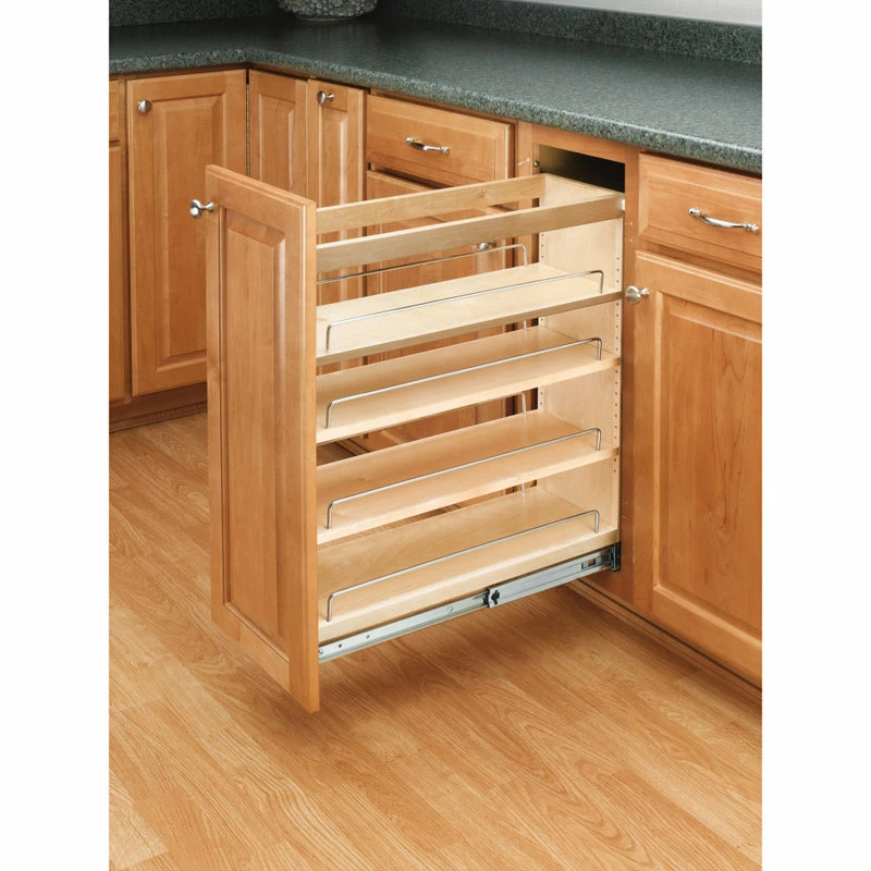 Rev-A-Shelf Wood Base Cabinet Pull Out Organizer, 5" 4 Rev-A-Shelf Wood Base Cabinet Pull Out Organizer, 5" - Image 2