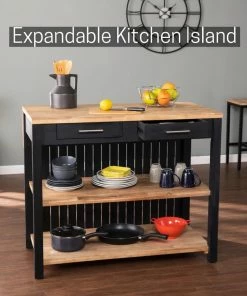 SEI Furniture Lenore Expandable Freestanding Kitchen Island 14 SEI Furniture Lenore Expandable Freestanding Kitchen Island -Coast2Coast shop 1544522496 a16df43ebb4a3bc5b371ae3822775d3b2ef03b6945e326a1104a9a889bffa86b d 1920x1080