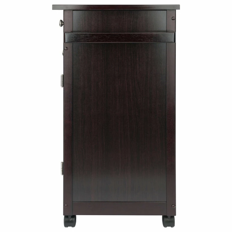 Winsome Savannah Utility Kitchen Cart, Espresso 7 Winsome Savannah Utility Kitchen Cart, Espresso - Image 5