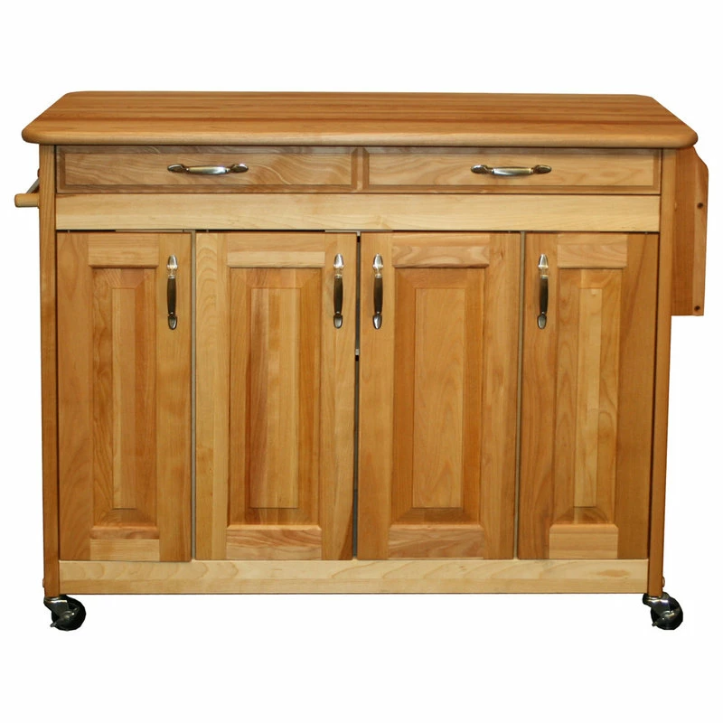 Catskill Craftsmen 44 Inch Butcher Block Kitchen Island 4 Catskill Craftsmen 44 Inch Butcher Block Kitchen Island - Image 2