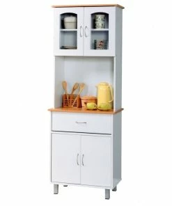 Hodedah Import Inc. Kitchen Cabinet, White
