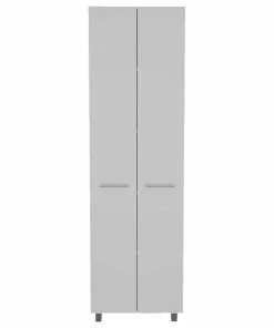 HomeRoots Thea White Pantry Cabinet