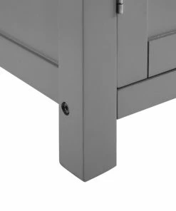 Crosley Savannah Stainless Steel Top Full-Size Kitchen Island Cart, Gray -Coast2Coast shop 1cf12eeb0f73b8a4 4547 w800 h800 b0 p0