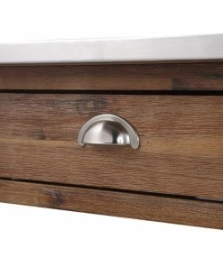 Boraam Industries, Inc. Sonoma Kitchen Cart, Barnwood Wire-Brush -Coast2Coast shop 1f41a5cd02a27ba7 5981 w800 h800 b0 p0