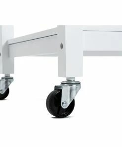 Boraam Industries, Inc. Holland Kitchen Cart With Stainless Steel Top, White -Coast2Coast shop 21a1e00703586e87 0135 w800 h800 b1 p0