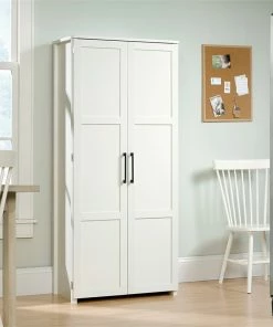Pemberly Row Traditional Engineered Wood Pantry In White 10 Pemberly Row Traditional Engineered Wood Pantry In White -Coast2Coast shop 23e125260125d1bf 9357 w800 h800 b0 p0