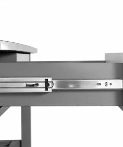 Crosley Chloe Stainless Steel Top Kitchen Island Cart, Gray/Stainless Steel -Coast2Coast shop 25016a3d0f73b86e 4793 w800 h800 b0 p0