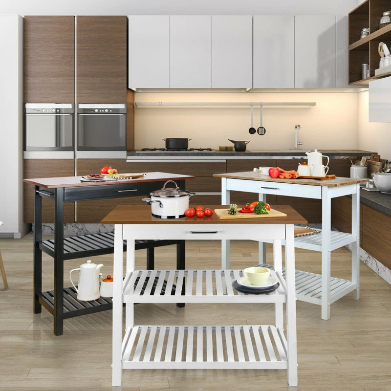 Casual Home Kitchen Island With Solid American Cherry Top 15 Casual Home Kitchen Island With Solid American Cherry Top - Image 13