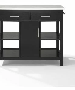 Crosley Audrey Faux Marble Top Kitchen Island Black/White Marble -Coast2Coast shop 271188560f73b879 4799 w800 h800 b1 p0