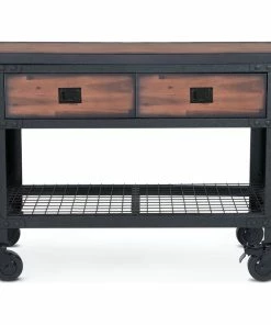Duramax 2-Drawer Rolling Workbench 48 Inch X 24 Inch For Home And Garage
