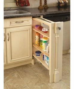 Rev-A-Shelf Wood Base Filler Pull Out Organizer For New Kitchen Applications, 9" 15 Rev-A-Shelf Wood Base Filler Pull Out Organizer For New Kitchen Applications, 9" -Coast2Coast shop 2b211f350258588a 8036 w800 h800 b0 p0