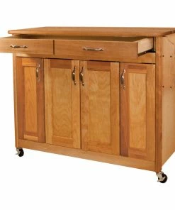Catskill Craftsmen Kitchen Cart In Oiled Finish