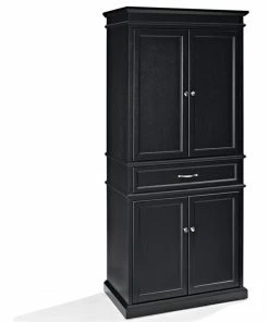 Crosley Parsons 4 Door Classic Pantry In Black