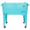 Permasteel, Inc Permasteel 80 Quart Portable Rolling Patio Cooler, Turquoise -Coast2Coast shop 2e819cab00ae8549 3351 w800 h800 b1 p0