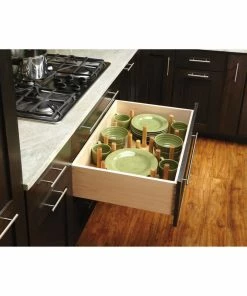 Rev-A-Shelf Wood Trim To Fit Drawer Peg Board Insert With Wooden Pegs, Natural, 30.25"W -Coast2Coast shop 2f315beb025857f2 8034 w800 h800 b0 p0