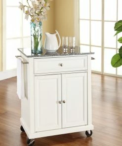 Crosley Solid Granite Top Portable Kitchen Cart/Island, White Finish 10 Crosley Solid Granite Top Portable Kitchen Cart/Island, White Finish -Coast2Coast shop 32d1eb1406463c1d 0160 w800 h800 b0 p0