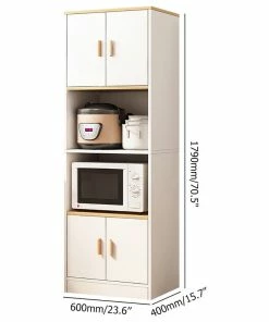 HOMARY Farmhouse Kitchen Shelf, Walnut For Microwave, Walnut 15 HOMARY Farmhouse Kitchen Shelf, Walnut For Microwave, Walnut -Coast2Coast shop 33a11ba102cbf03c 4566 w800 h800 b1 p0