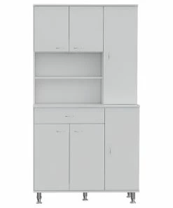 DEPOT ESHOP LLC Helis 90" Pantry Cabinet Black Wengue, Black Wengue
