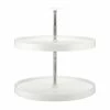 Rev-A-Shelf Polymer Full Circle 2-Shelf Lazy Susan For Corner Base Cabinets, White, 28"W -Coast2Coast shop 33f1283f0e7cb6b8 8084 w800 h800 b1 p0