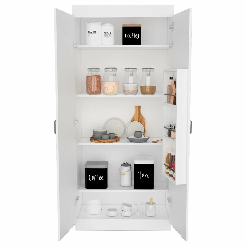 DEPOT ESHOP LLC Chad Pantry Cabinet, White 6 DEPOT ESHOP LLC Chad Pantry Cabinet, White - Image 4