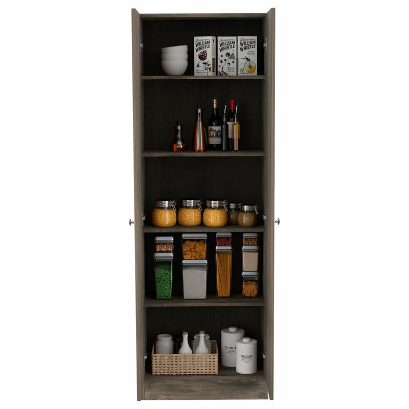 DEPOT ESHOP LLC Dakari Multistorage Cabinet, Dark Brown, Black Wengue 7 DEPOT ESHOP LLC Dakari Multistorage Cabinet, Dark Brown, Black Wengue - Image 5