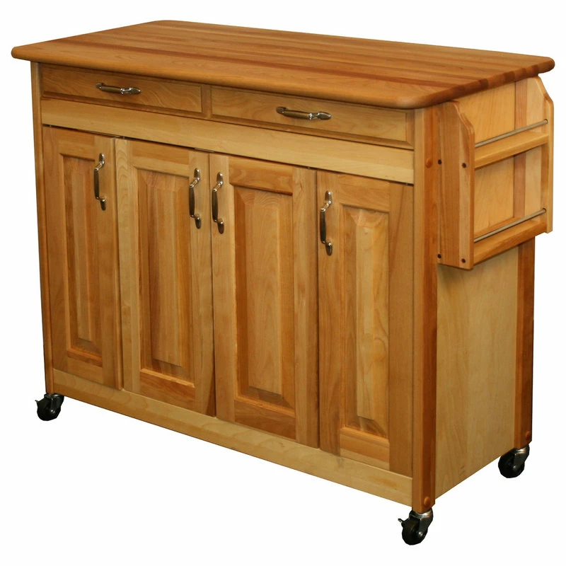 Catskill Craftsmen 44 Inch Butcher Block Kitchen Island 6 Catskill Craftsmen 44 Inch Butcher Block Kitchen Island - Image 4