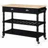 Convenience Concepts French Country 3 Tier Butcher Block Kitchen Cart V2-239 -Coast2Coast shop 3a614c920112f3c3 9045 w800 h800 b1 p0