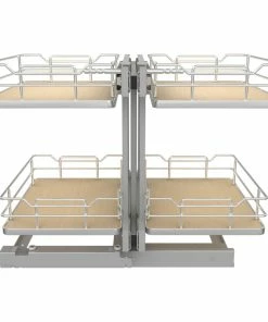 Rev-A-Shelf Steel 2-Tier Pull Out Solid Bottom Organizer For Blind Corner Cabinet, 15" 13 Rev-A-Shelf Steel 2-Tier Pull Out Solid Bottom Organizer For Blind Corner Cabinet, 15" -Coast2Coast shop 3a81fe2d02585a96 8043 w800 h800 b1 p0