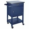 Linon Home Decor Products Linon Sydney Wood Kitchen Apartment Cart In Blue 1 Linon Home Decor Products Linon Sydney Wood Kitchen Apartment Cart In Blue -Coast2Coast shop 3b3150a90c1296ad 2266 w800 h800 b1 p0