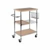 Winsome Madera Utility Kitchen Cart, Bamboo And Chrome -Coast2Coast shop 3e5106120bbd6287 5564 w800 h800 b1 p0