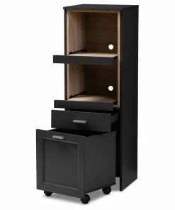 Baxton Studio Fabian Dark Gray And Oak Brown Kitchen Cabinet With Roll-Out Compartment 10 Baxton Studio Fabian Dark Gray And Oak Brown Kitchen Cabinet With Roll-Out Compartment -Coast2Coast shop 3e5197810b294e1e 1308 w800 h800 b1 p0